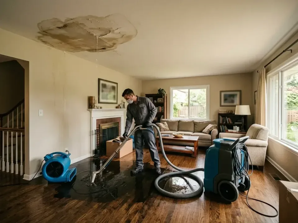 attic-pipe-burst-ceiling-drip-008 — frequently asked questions, Water Damage Restoration & Carpet Care in Goldstream, AK